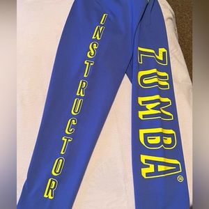 Zumba Instructor workout capri leggings